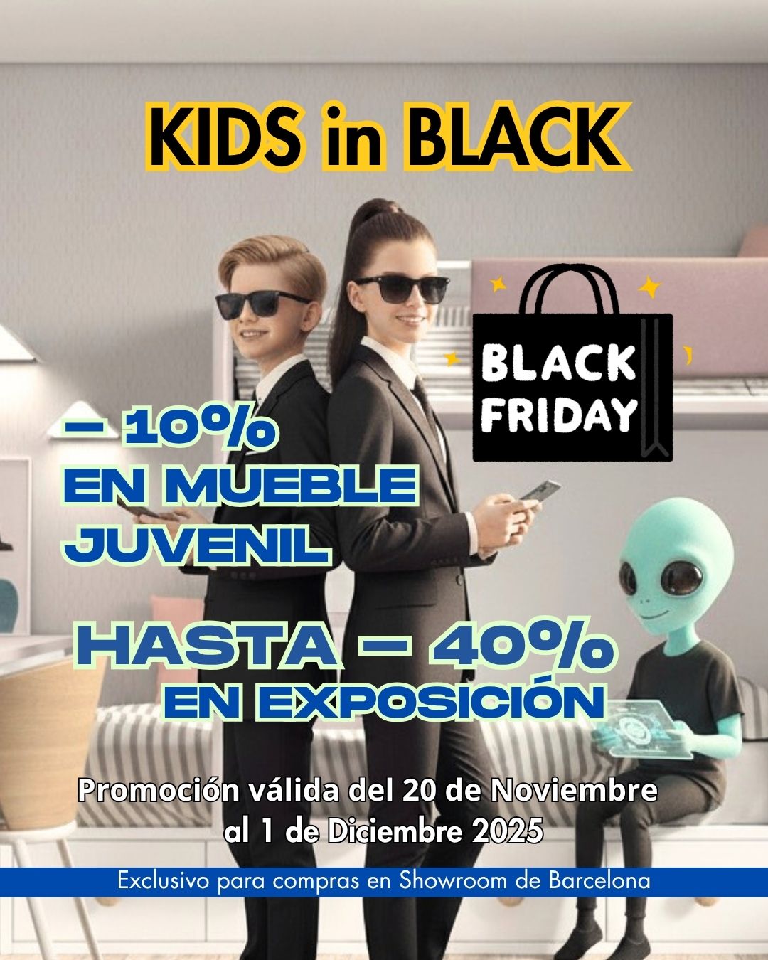 Black Friday mueble juvenil